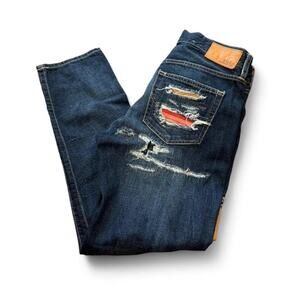 Polo Ralph Lauren Patchwork Denim Jeans — Size 26 (Vintage/Unique)